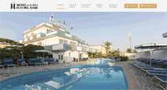 Desktop Screenshot of hotelecodelmare.it